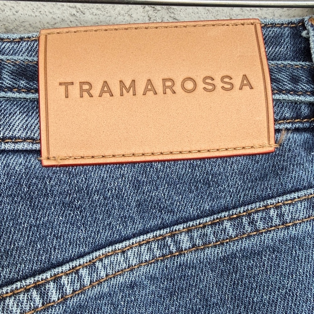 Tramarossa High Rise Belted Straight Leg Jeans Waist 27 - Picture 3 of 12